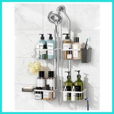 Adjustable Shower Caddy Hanging for Handheld Showerheads - Never Rust Shower ...