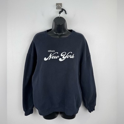 Kule Women The Oversized Hello New York Sweatshirt Size Small