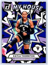 2025 Donruss WNBA #3 Kayla Thornton My House Press Proof Blue
