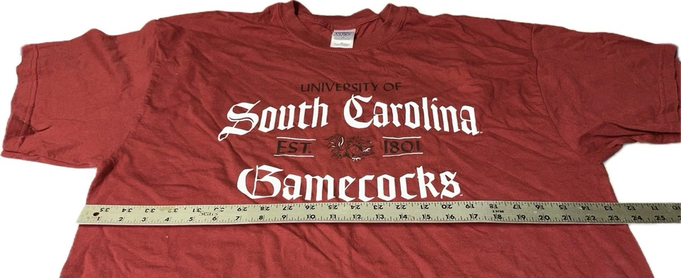 South Carolina Gamecocks Vintage T-Shirt Men's Size XL Red NCAA Collegiate - Image 4 of 4