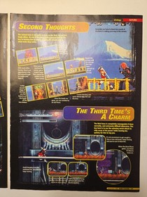 ​Rare Shinobi Legions Sega Saturn Strategy Guide & Promo Ad Vintage Magazine Lot