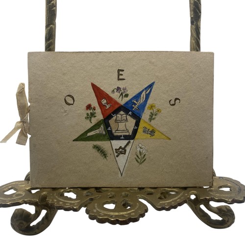 Vintage 1916 Order Of The Eastern Star John Williams Chapter 53 Program Color