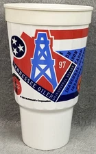 Tennessee Oilers 1997 Inagural Season Plastic Souvenir Cup With Schedule 3tp