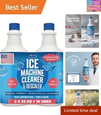 Ice Machine Cleaner and Descaler 32oz 2-Pack  Ice Maker Cleaner for All Bran...