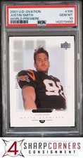 2001 UPPER DECK OVATION WORLD PREMIERE #106 JUSTIN SMITH RC #/700 POP 1 PSA 10