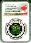 2018 Canada $20 Luck Four Leaf Clover Colorized NGC PF70 Ultra Cameo — photo 1