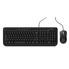 Wired Desktop 600 Keyboard  Mouse Combo   Designed by Microsoft   Four Hot K...