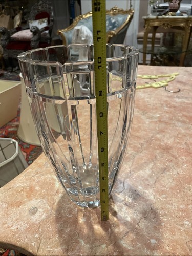 Stunning Vintage • Mikasa • Art Deco • Lead Crystal Flower Vase • Very Heavy - Picture 3 of 5