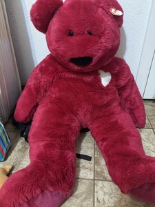 Ty Beanie Buddies Jumbo Valentine Red Plush Bear for Ages 3+ 3-4 4-7 8-11 Years