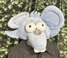 Simpsons Itchy And Scratchy Plush Hat Cap Universal Studios Cosplay Blue Mouse
