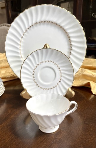 6 Disponibili Royal Doulton porcellana porcellana porcellana Adrian oro bianco - Foto 14 di 16