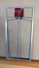 Stained Glass Hand Made Arts  Crafts Style Rose Motif New USA