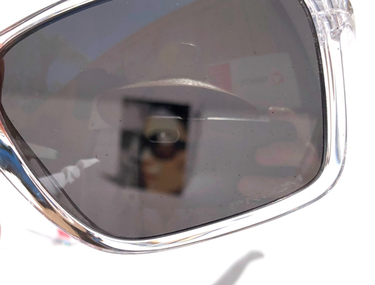 NEW Oakley SYLAS Shiny Clear PRIZM Black Mirror Lens Sunglass 9448
