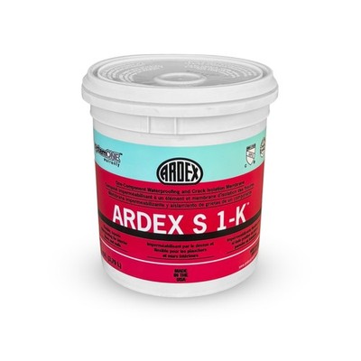Ardex S 1-K, Single-Component, Flexible, Waterproofing and Crack Isolation, P...