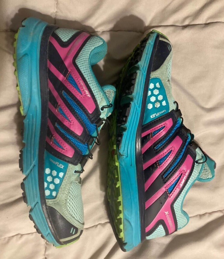 Scarpe da trekking SALOMON X Mission 3 donna taglia 8 turchese trail running