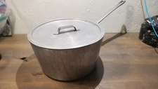 Dura-Ware Aluminum Stock Pot 10 Qt Model 355 With Lid Vintage USA New York!