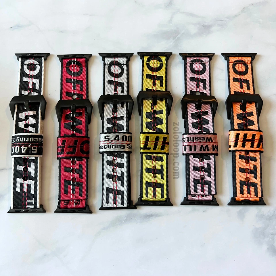 RELOJ APPLE BLANCO ROTO CORREA DE NYLON HYPE BEAST 38mm 40mm 41mm 42mm 44mm 45mm 49mm Foto 2 de 4