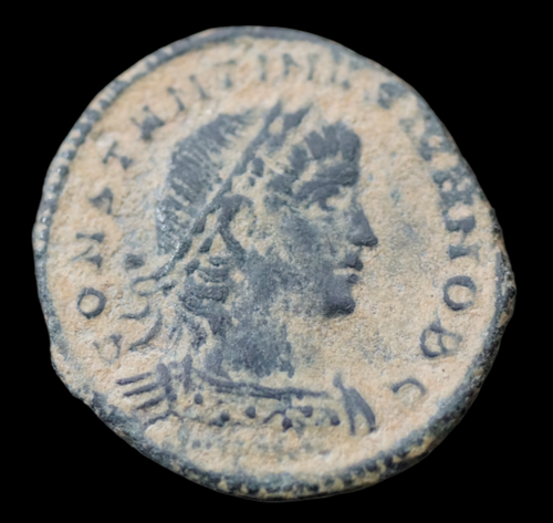 Constantine II. Ancient Roman Imperial Coin. 317-340 AD. Æ 16 mm. 1,12 gr. #444 - Picture 2 of 3