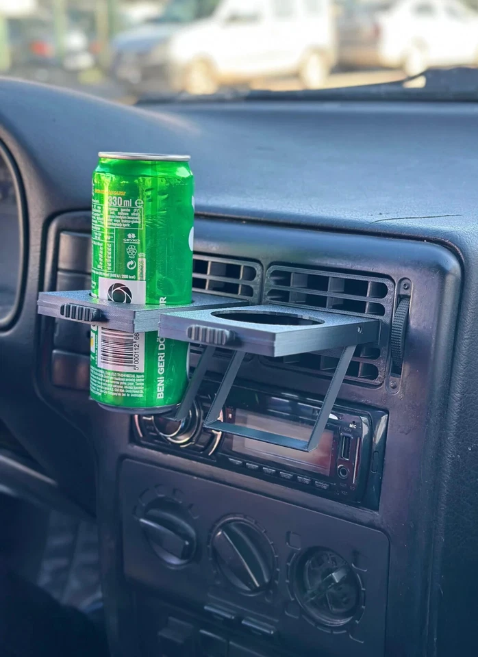 FOR VOLKSWAGEN POLO 6N CUP HOLDERS 2 PIECES Grill Ventilation Inner Part Black Foto 4 de 4