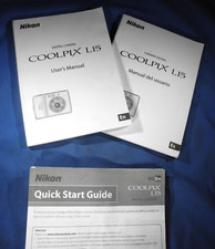 Nikon CoolPix L15 Digital Camera User Guide Instruction Manual  Quick Start
