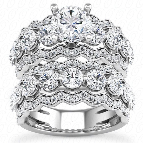 5 carat Total Engagement Round Diamond 