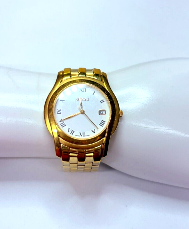 Vintage Gucci 5400 Model Stainless Steel Swiss Made Watch | eBay