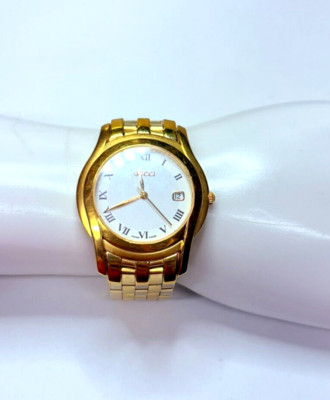 Vintage Gucci 5400 Model Stainless Steel Swiss Made Watch | eBay