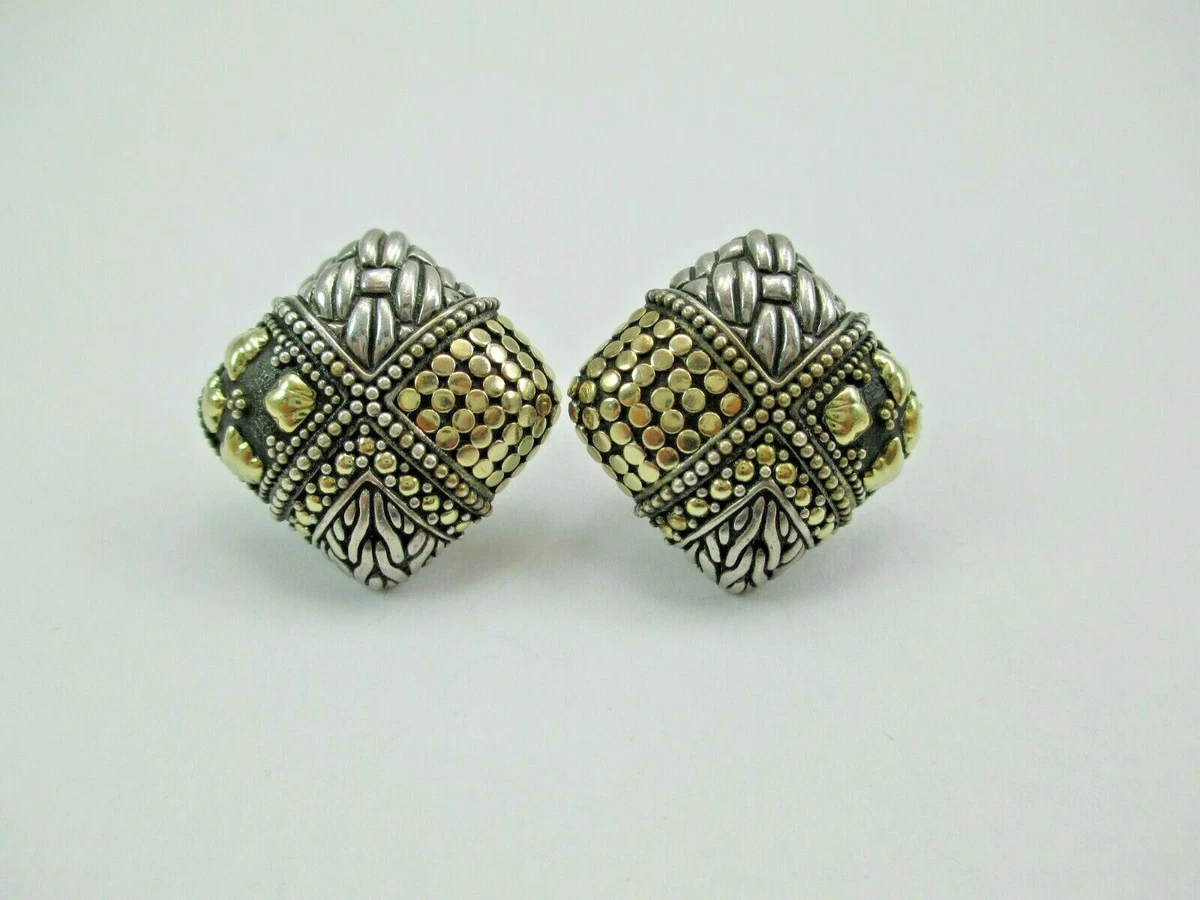 John hardy store silver earrings