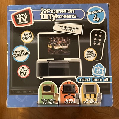 Basic Fun Tiny TV Classics Batman Edition Small TV for sale online