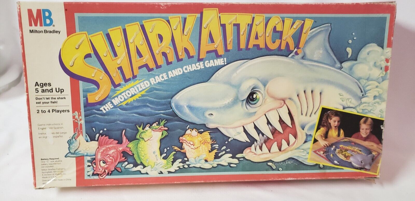 Shark Attack Board Game 1980's Vintage. One of the fun things that was