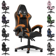 Gaming Chair Office Chair Reclining High Back Computer Swivel Racing Desk Chair