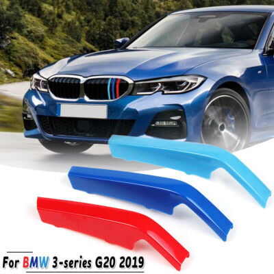 M Farben Insert Frontgrill Nieren Kühlergrill Trim Streifen für BMW 3er G20 2019