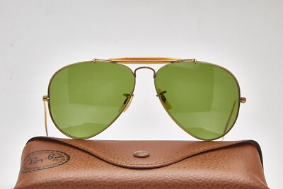 vintage RAY BAN OUTDOORSMAN 1/30 10KGO B&L gold filled sunglasses aviator 80s 