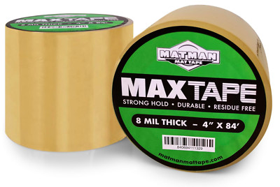 Matman Wrestling Mat Tape | 1 roll of 4  8 mil Tape | Ultra Strong Adhesive T...