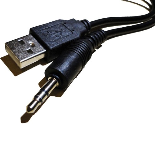 CABLE USB MACHO 2.0 A AUDIO JACK 3.5 MM MOVIL PDA TABLET PC PORTATIL SONIDO - Imagen 2 de 7
