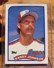 1989 Topps Randy Johnson Montreal Expos #647 Baseball Card