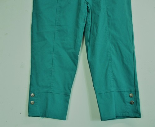 Cotton Mix Ladies Cropped Trousers Pockets 9 Colours Sizes:12 14 16 18 20 22 24 - Picture 71 of 72