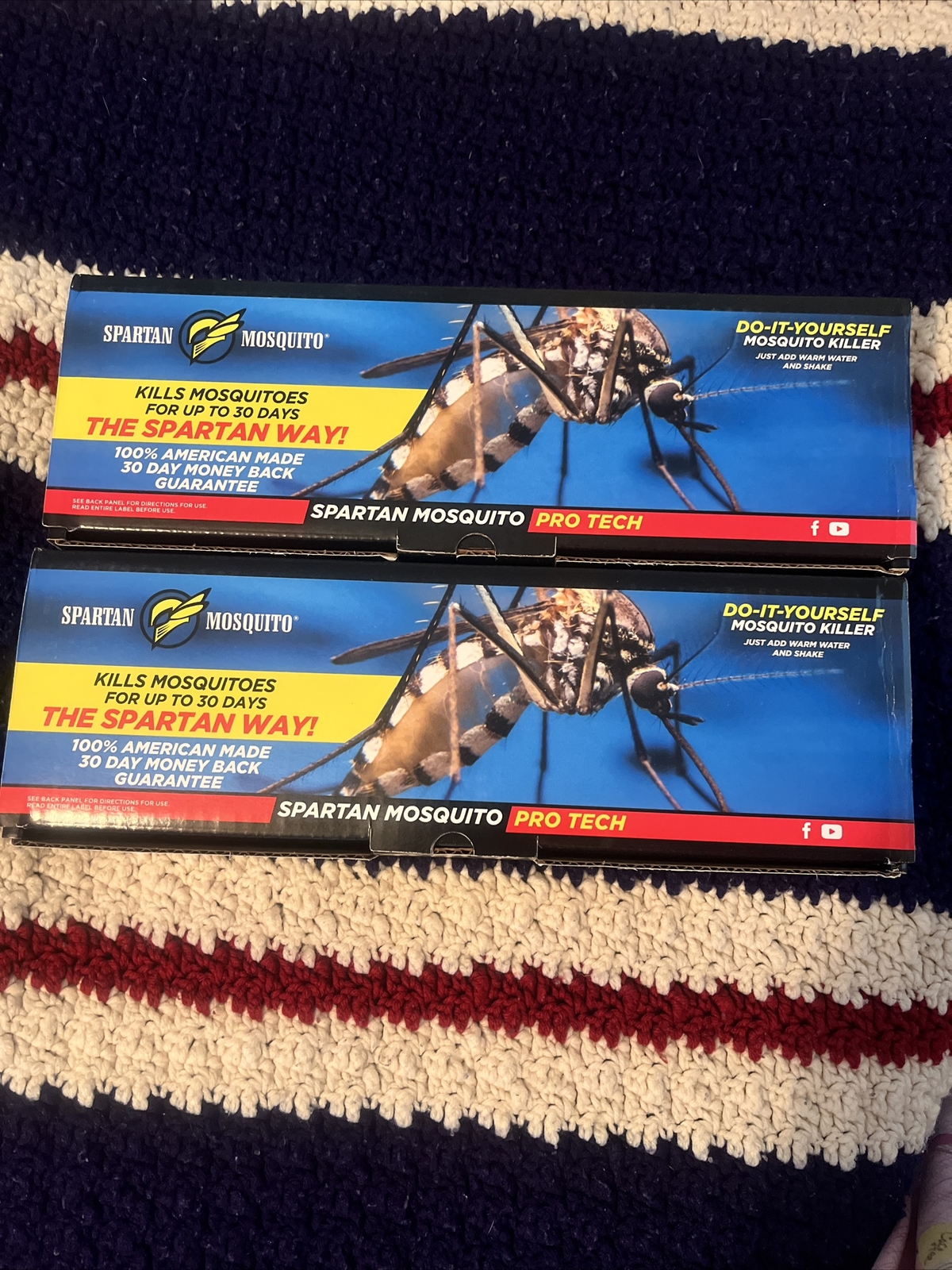 2 Boxes Spartan Mosquito Pro Tech Disposable Mosquito Trap Pack of 2