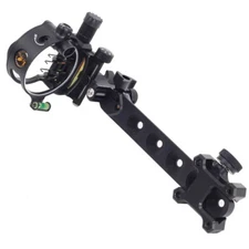 Compound Bow Sight 5 Pin Micro Adjustable 0.019" Archery Hunting Shooting