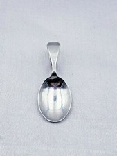 Vintage Sterling Silver Curved Baby Spoon by Webster Good Condition 9209