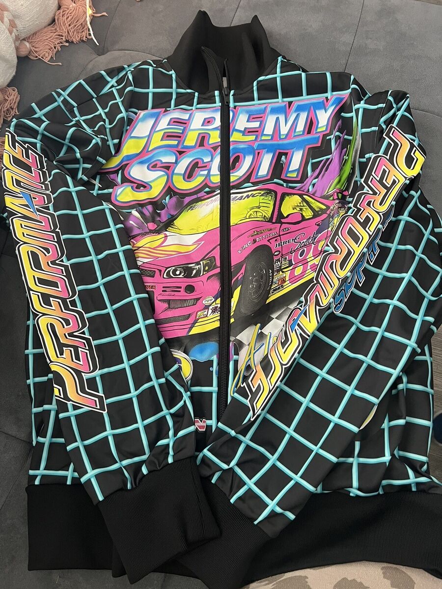 Adidas Originals x Jeremy Scott Rally Track Jacket Top Adidas Originals x Jeremy Scott Rally Track Jacket Top