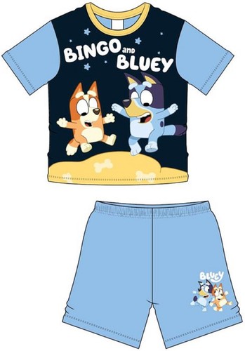 BLUEY Boy's Short Pyjamas /BLUEY & BINGO Summer/ Shorty PJs Sizes 1.5-5 years - Picture 9 of 48