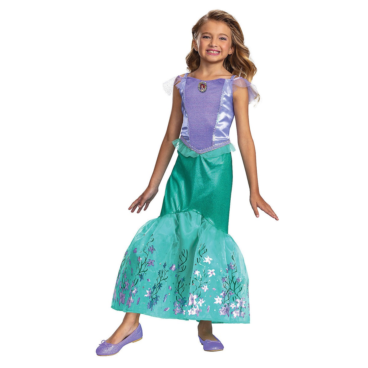 Disney The Little Mermaid Ariel Deluxe Costume Child Purple Disney The Little Mermaid Ariel Deluxe Costume Child Purple