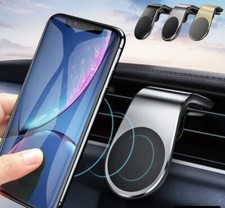 L-Clip Car Phone Magnetic Holder for Air Vent Mount Bracket for Mobile Phone
