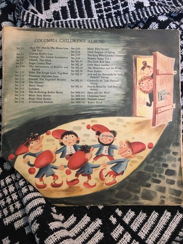 The Shoemaker and the Elves narrated by Gene Kelly Columbia Records Set MJ29 - Picture 3 of 8