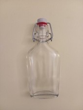 Fiaschetta in vetro 20 cl con chiusura a macchinetta ermetico