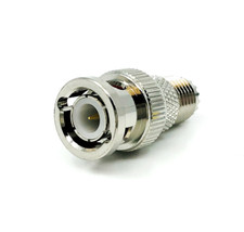 GIZWIZ RF Coax Adapter Mini UHF Female Jack to BNC Male Plug 2pcs Pack