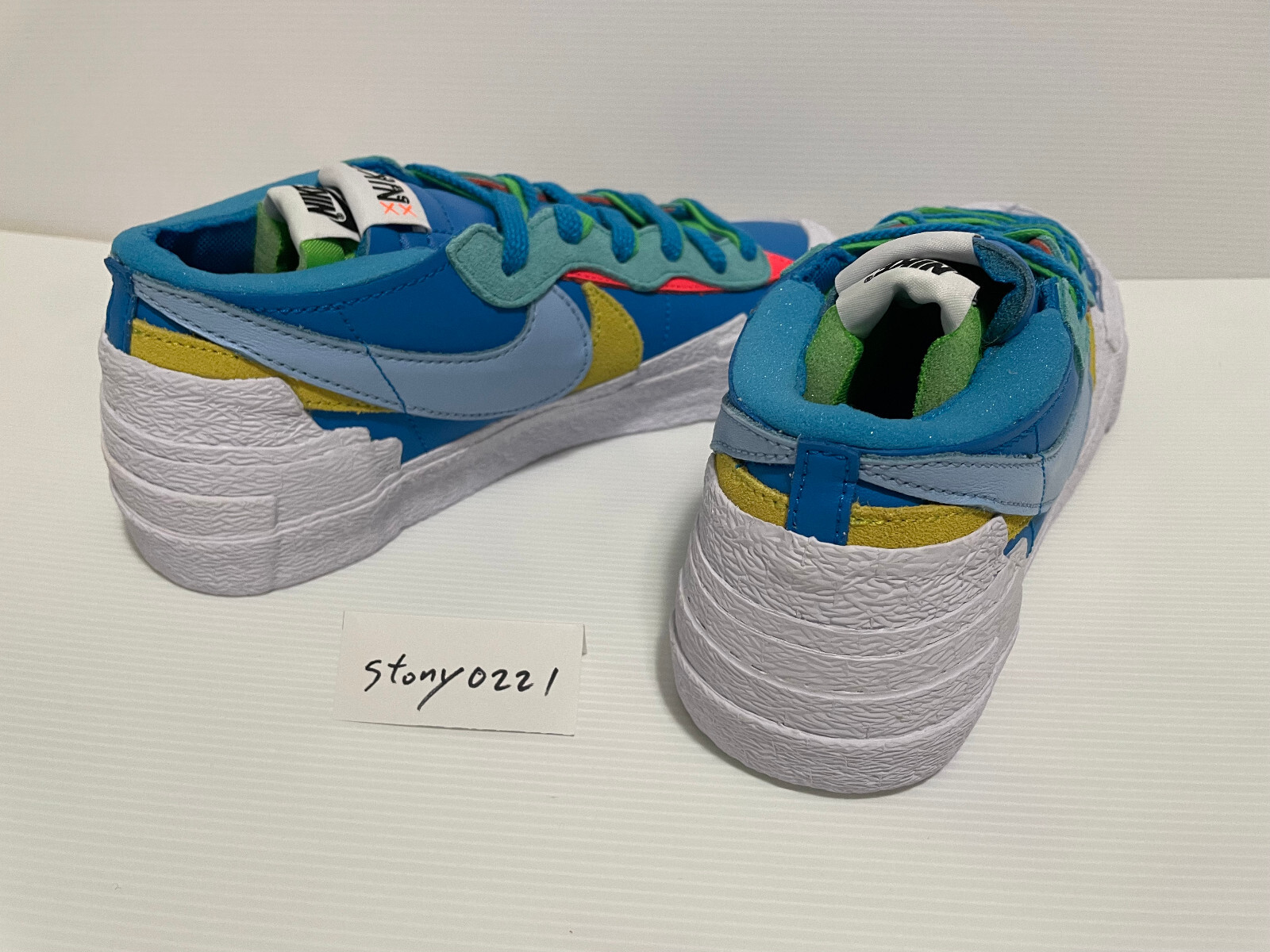 SACAI X NIKE Nike Blazer x Sacai x KAWS blu 8
