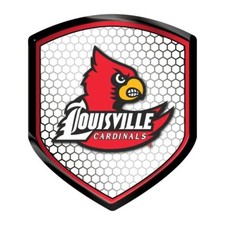 Louisville Cardinals Reflector Decal NCAA Auto Shield Team Car Mailbox Sticker