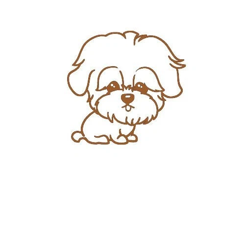 Perros Shih Tzu Dog Decal Sticker for Macbook Laptop Car Window SUV Wall Decor - Image 4 of 4